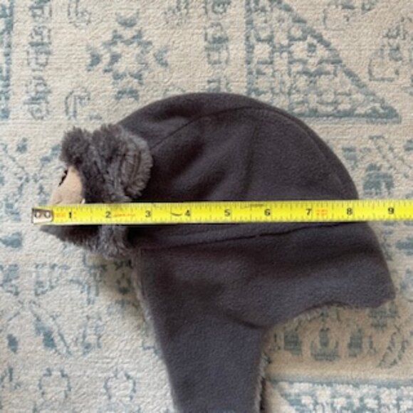 🧡3/15 Teddy Bear Winter Hat Velcro Closure Fits Best for Small Kids - Picture 6 of 9